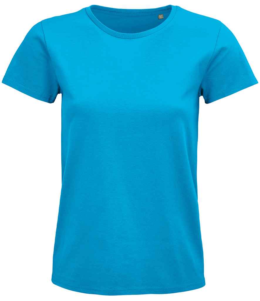 SOL'S Ladies Pioneer Organic T-Shirt | Aqua