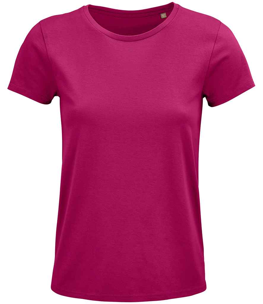 SOL'S Ladies Crusader Organic T-Shirt | Fuchsia