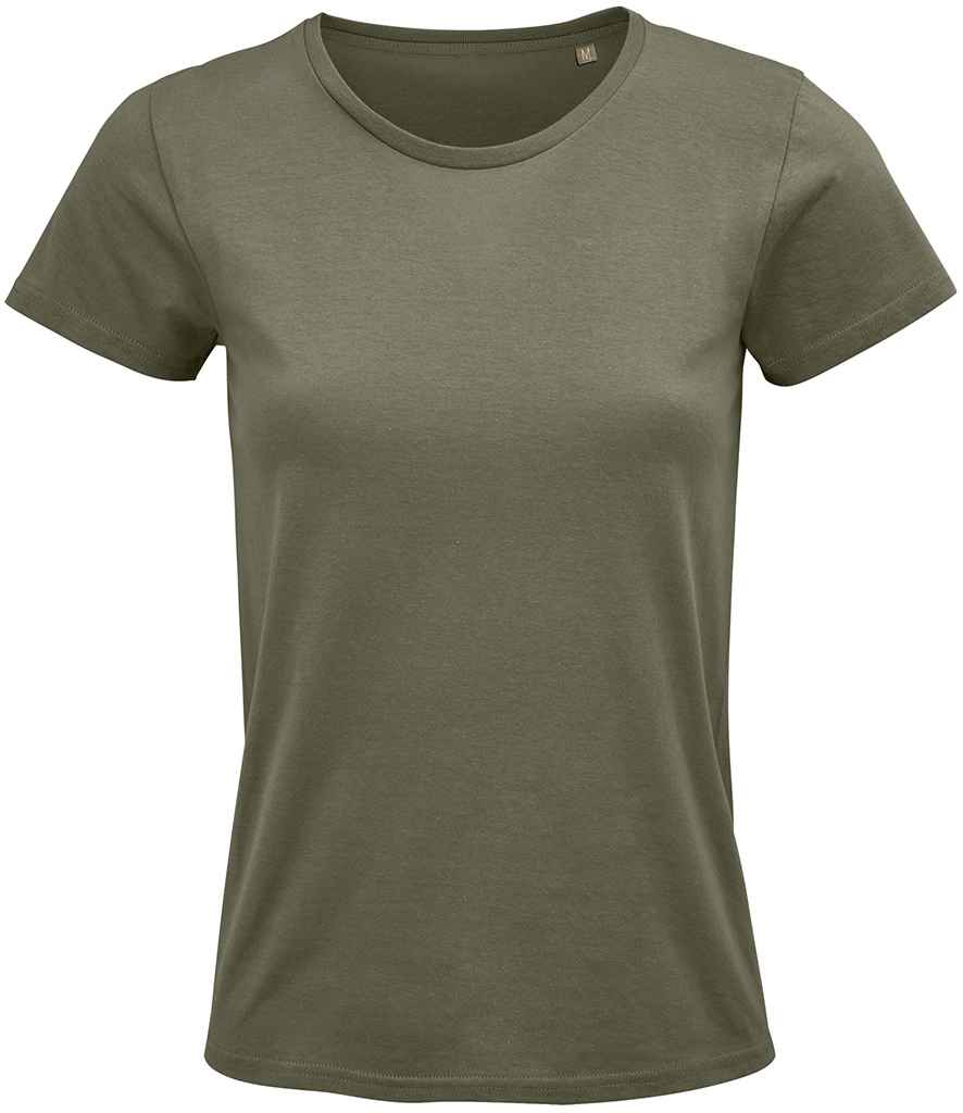 SOL'S Ladies Crusader Organic T-Shirt | Khaki