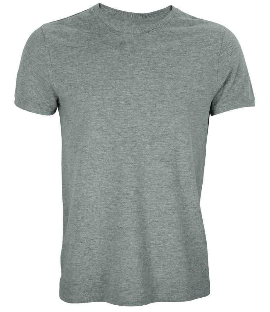 NEOBLU Unisex Loris Organic Piqué T-Shirt | Grey Marl