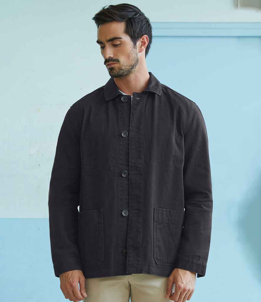 NEOBLU Mael Workwear Utility Jacket | Deep Black