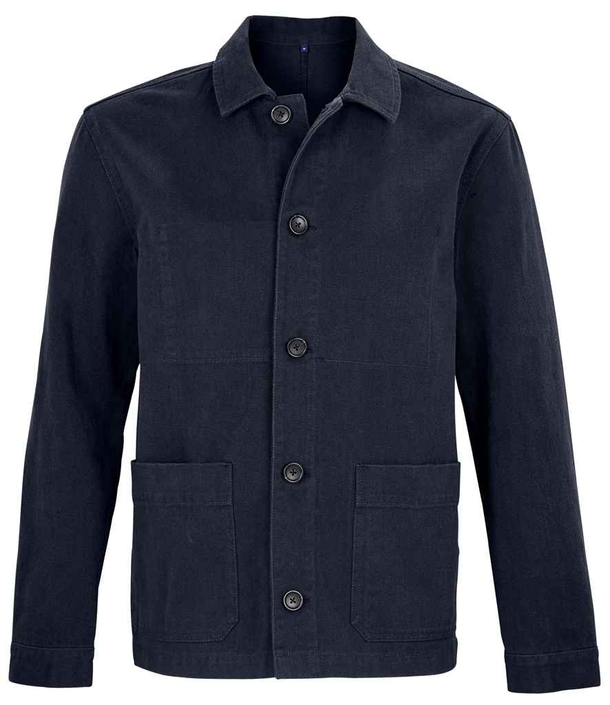 NEOBLU Mael Workwear Utility Jacket | Night Blue