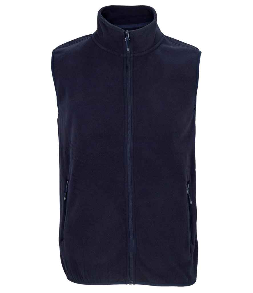 SOL'S Unisex Factor Recycled Micro Fleece Bodywarmer | Navy