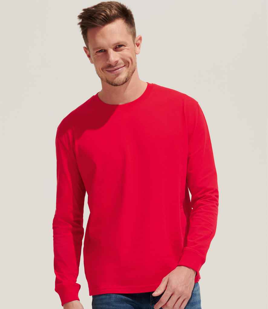 SOL'S Unisex Pioneer Long Sleeve T-Shirt | Bright Red