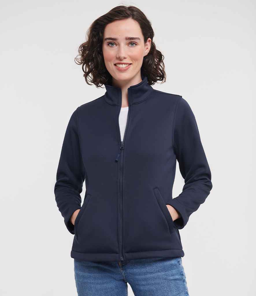 Russell Athletic Ladies Smart Soft Shell Jacket | French Navy