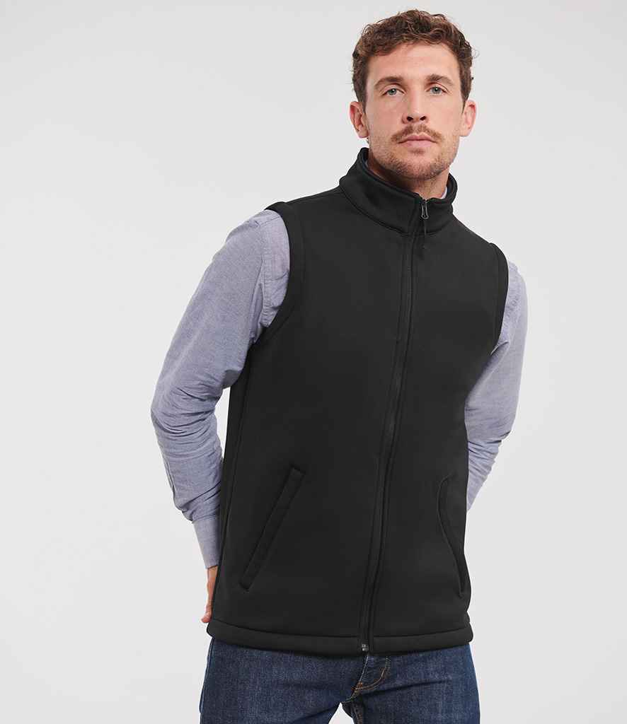 Russell Athletic Smart Soft Shell Gilet | Black