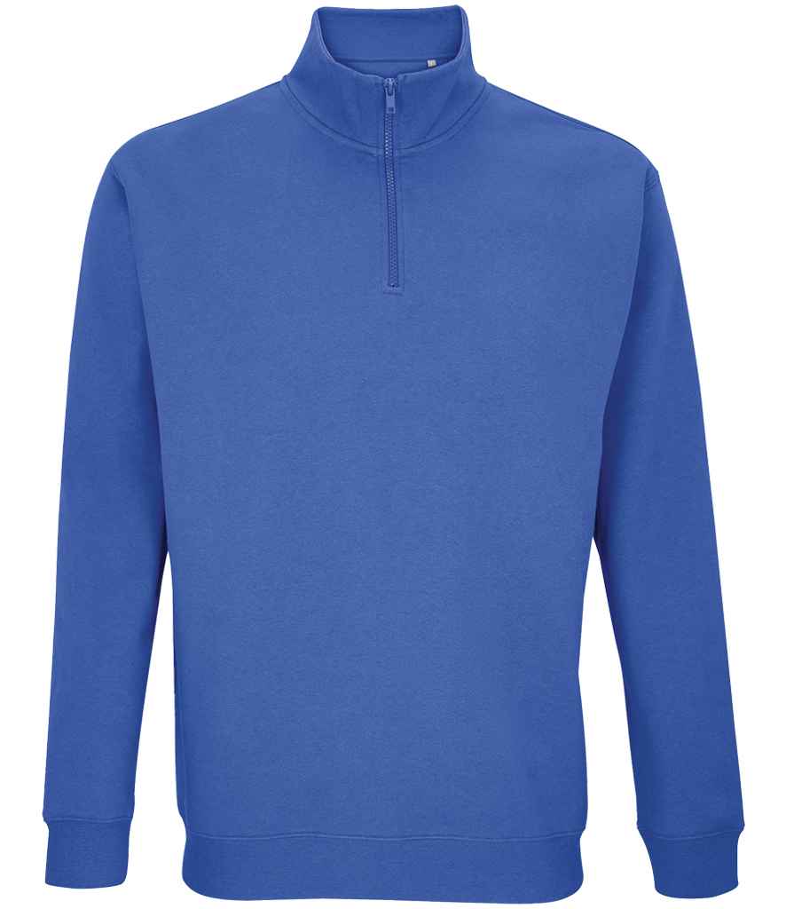 SOL'S Unisex Conrad 1/4 Zip Sweatshirt | Royal Blue