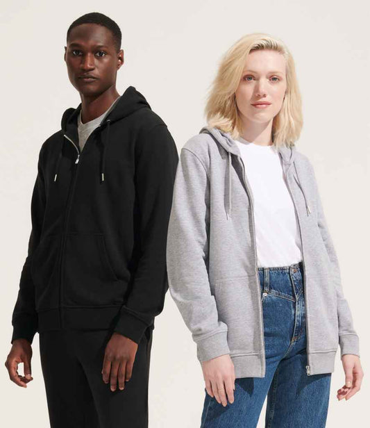 SOL'S Unisex Calipso Full Zip Hoodie | Black