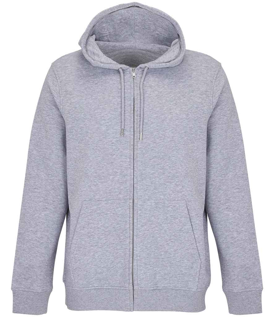 SOL'S Unisex Calipso Full Zip Hoodie | Grey Marl
