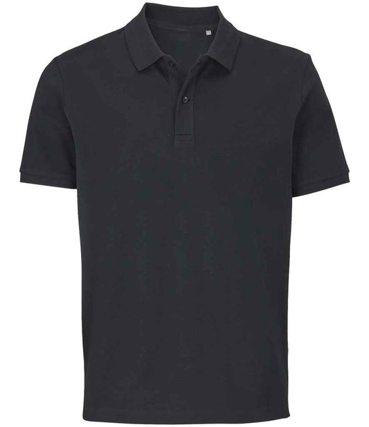 SOL'S Unisex Pegase Piqué Polo Shirt | Black