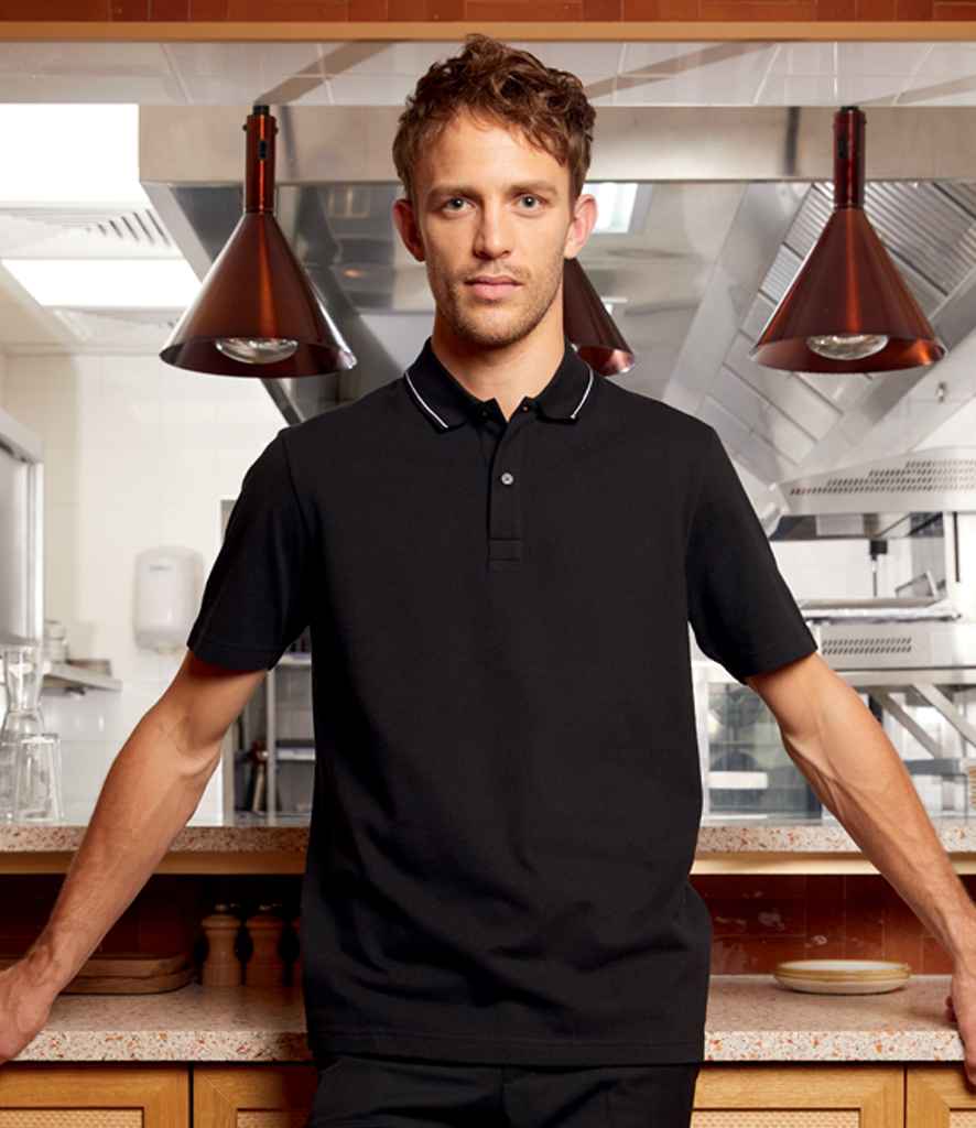 NEOBLU Unisex Orel Piqué Polo Shirt | Deep Black