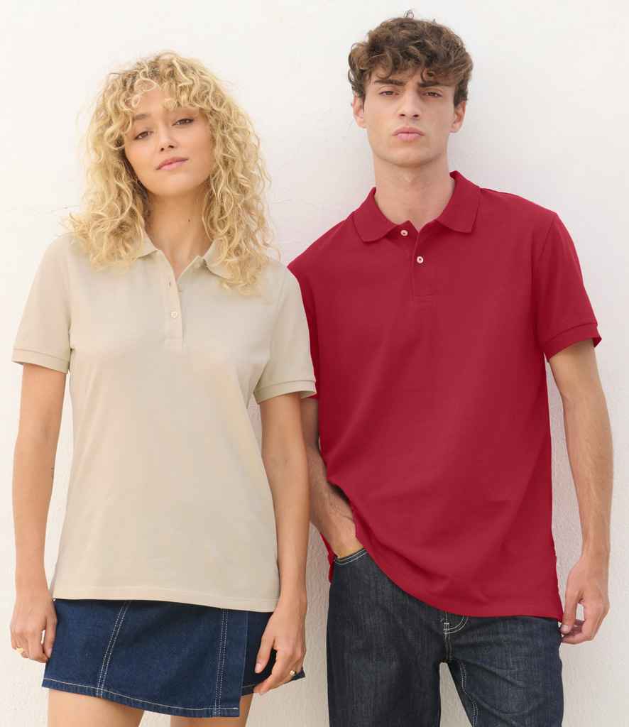 SOL'S Unisex Pacific Twin Piqué Polo Shirt | Folk Red