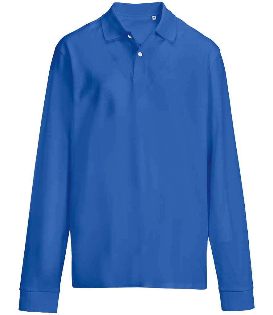 SOL'S Unisex Pacific Long Sleeve Piqué Polo Shirt | Royal Blue