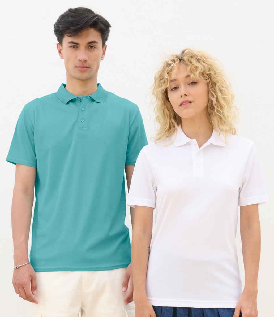SOL'S Unisex Pitcher Recycled Polyester Piqué Polo Shirt | White