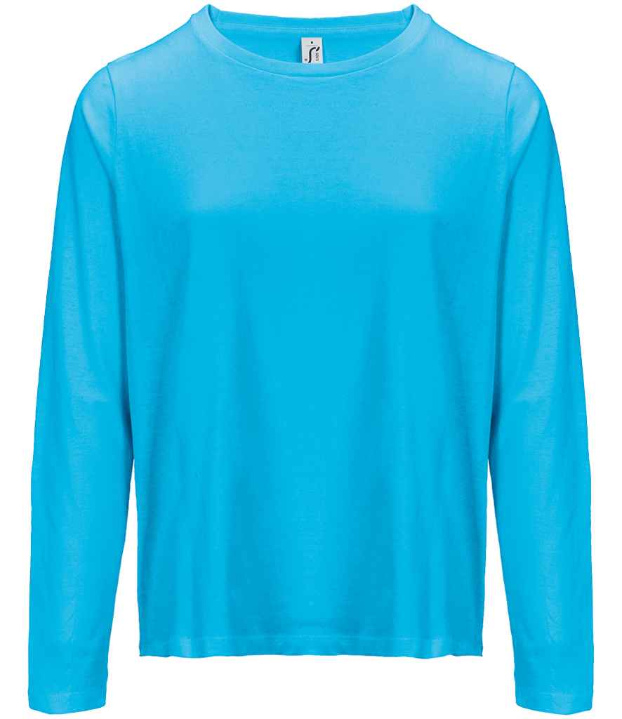 SOL'S Ladies Monarch Long Sleeve T-Shirt | Aqua