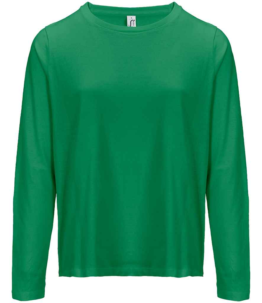 SOL'S Ladies Monarch Long Sleeve T-Shirt | Kelly Green