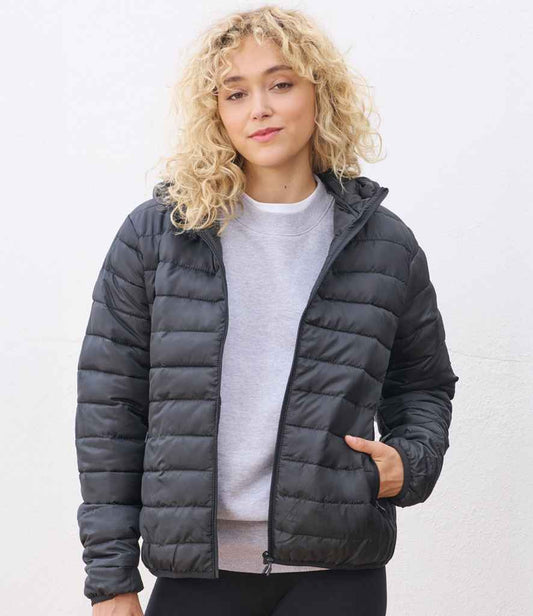SOL'S Ladies Stream Hooded Jacket | Black