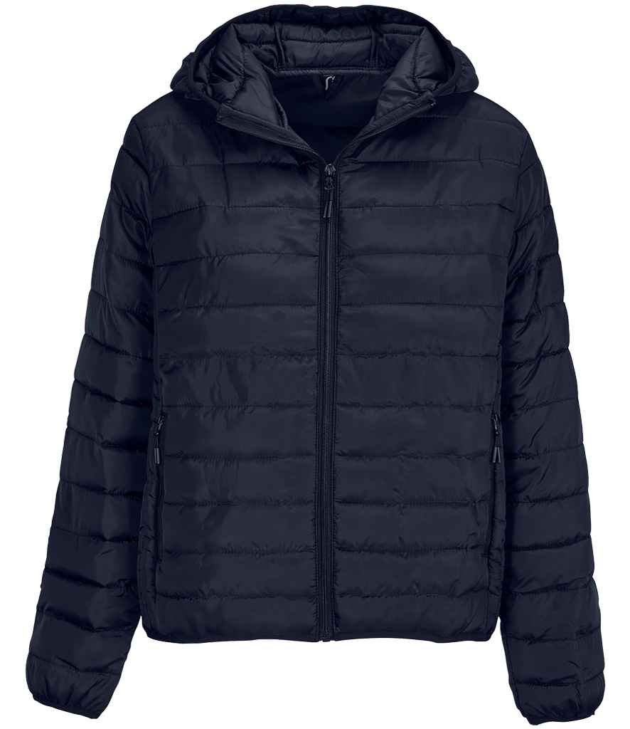 SOL'S Ladies Stream Hooded Jacket | French Navy