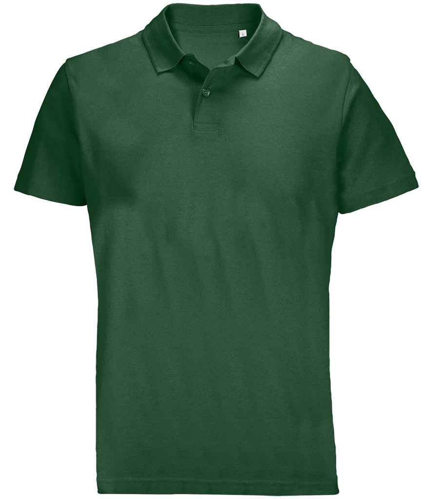 SOL'S Unisex Pulse Twin Piqué Polo Shirt | Bottle Green