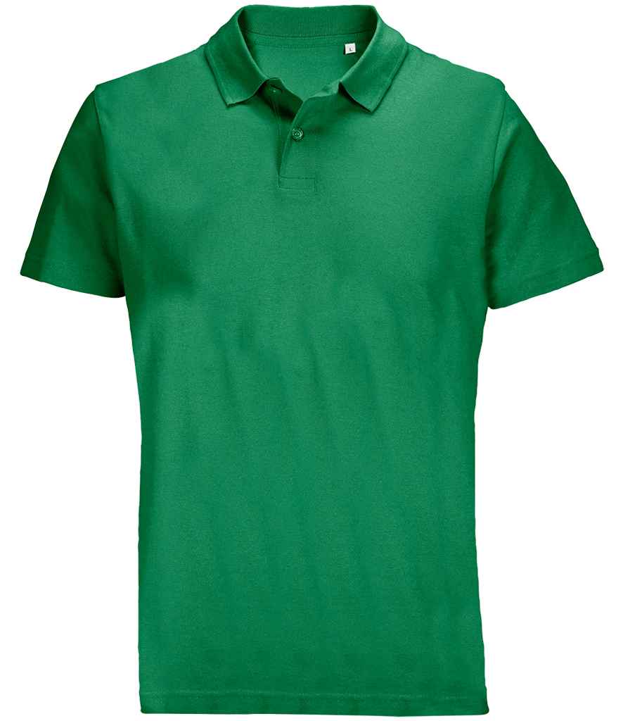 SOL'S Unisex Pulse Twin Piqué Polo Shirt | Kelly Green