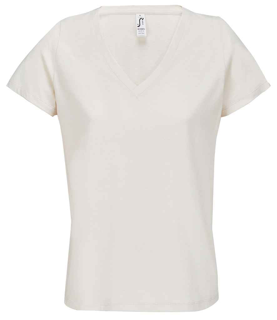SOL'S Ladies Regent V Neck T-Shirt | Off White