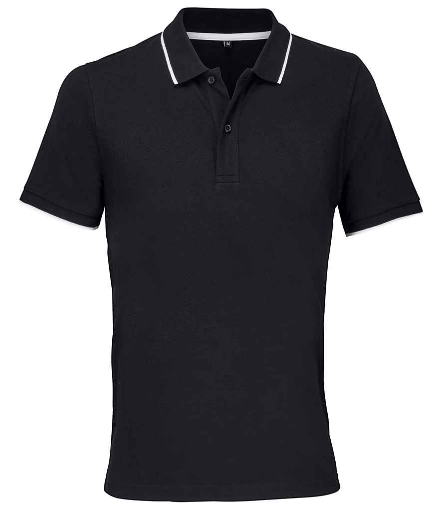 SOL'S Unisex Palermo Polo Shirt | Black/White