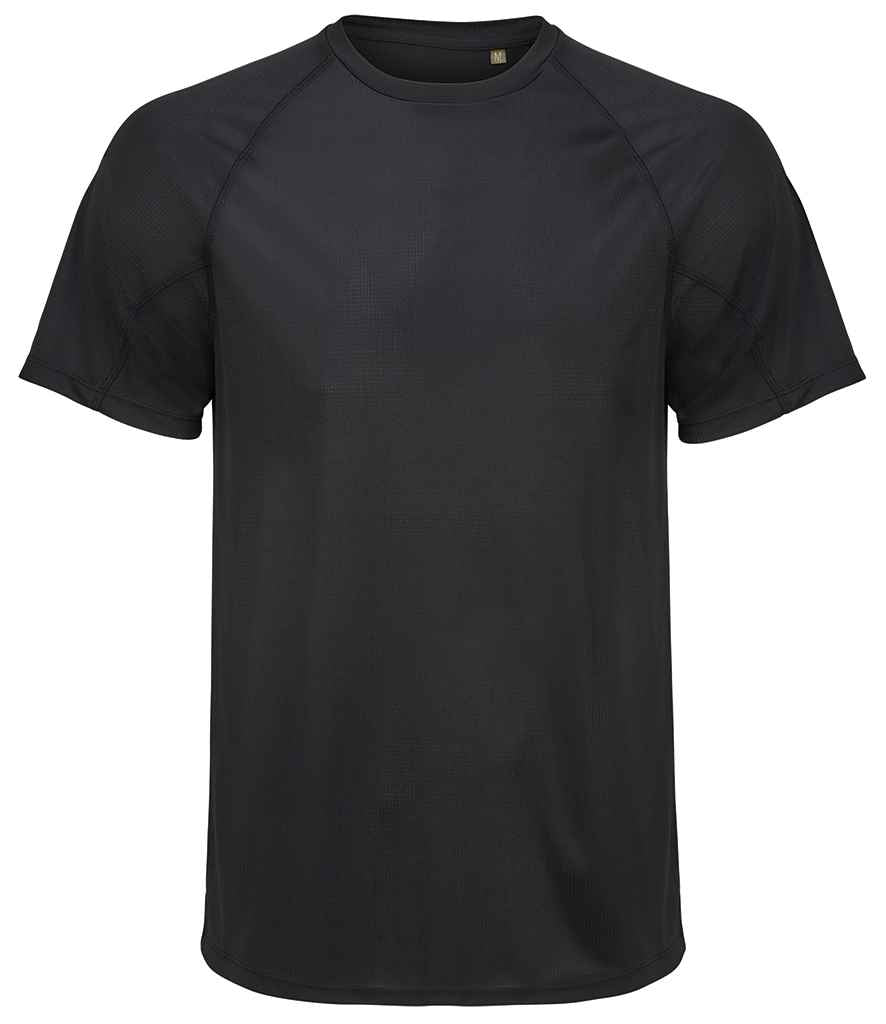 SOL'S Vortex Ripstop Performance T-Shirt | Black