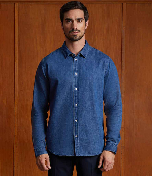 NEOBLU Bennett Denim Shirt | Stonewash Denim