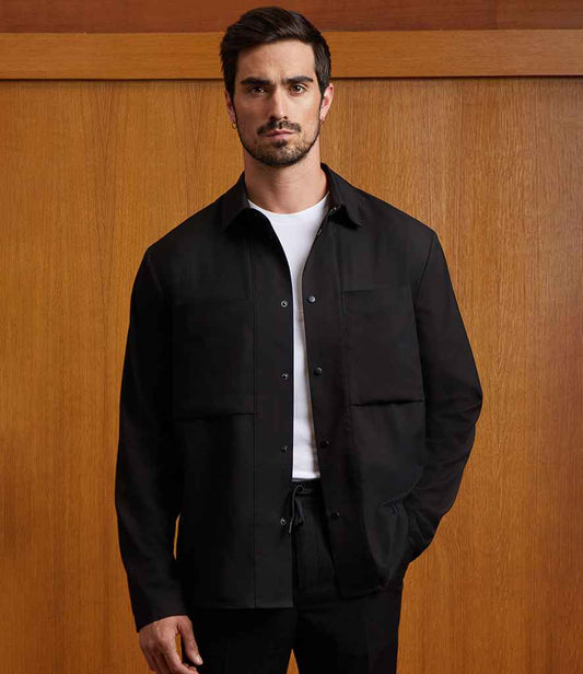 NEOBLU Unisex Madden Overshirt | Deep Black