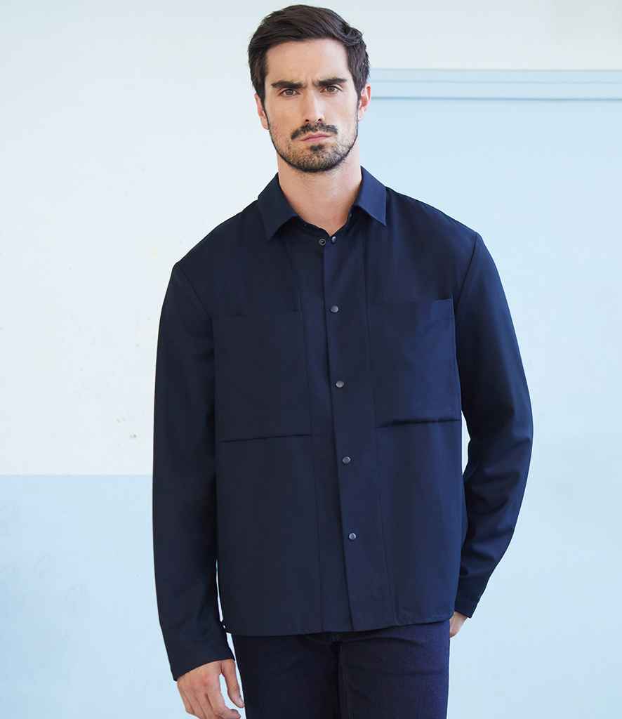 NEOBLU Unisex Madden Overshirt | Night Blue