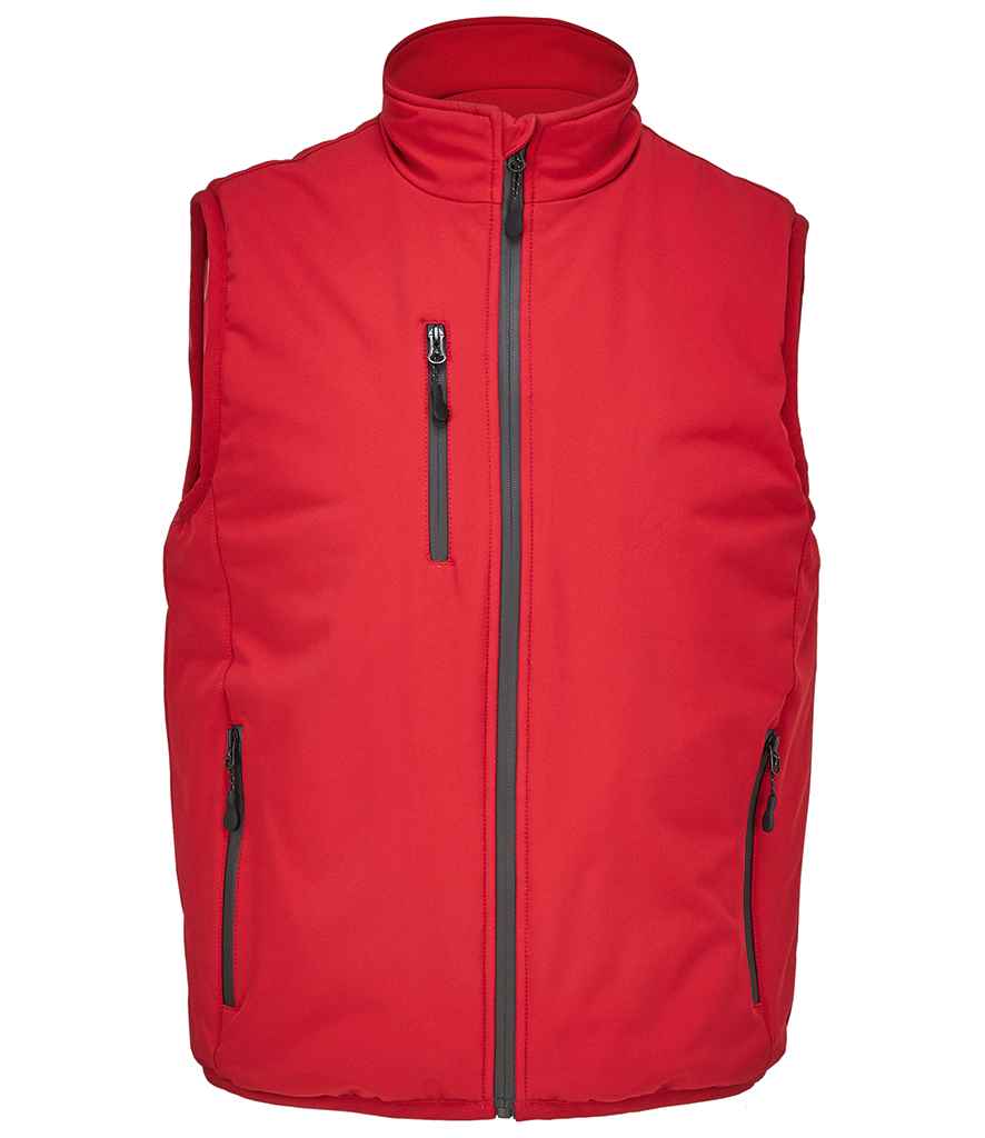 SOL'S Unisex Falcon Padded Bodywarmer | Pepper Red