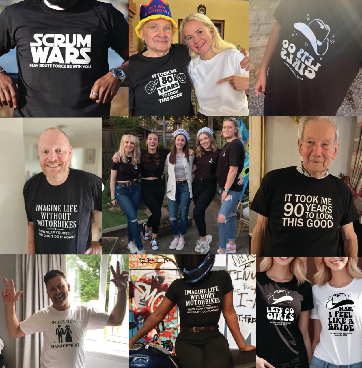 Custom Printed T-Shirt | Upload Your Design