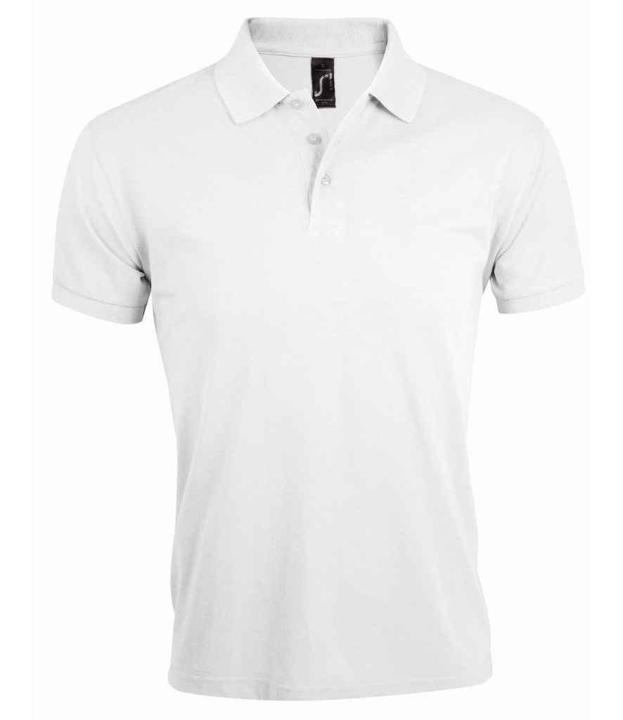 SOL'S Prime Poly/Cotton Piqué Polo Shirt | White
