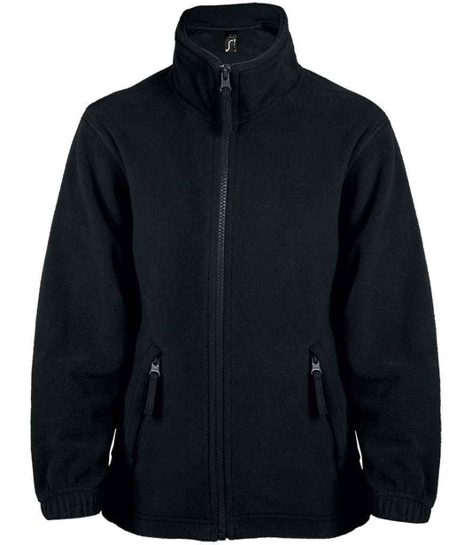 SOL'S Kids North Fleece Jacket | Black
