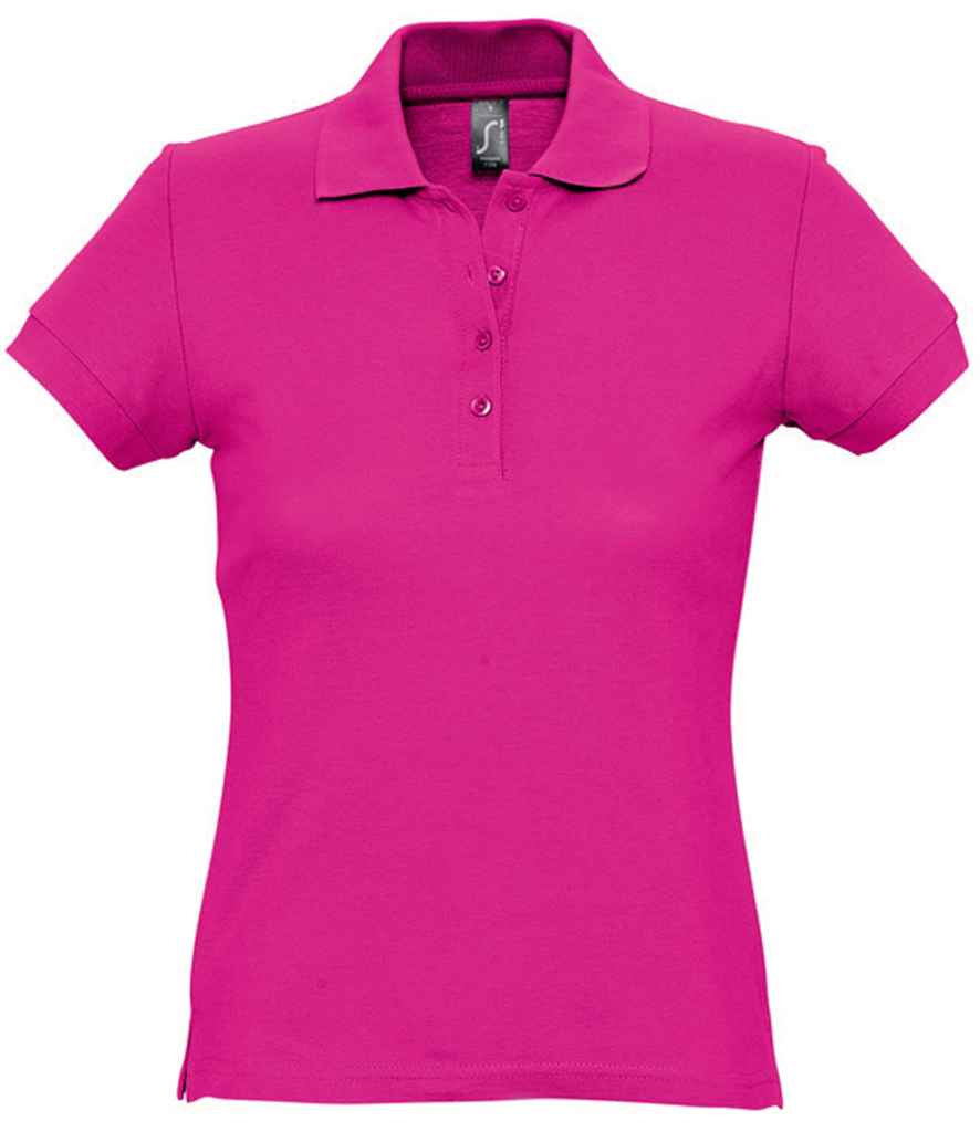 SOL'S Ladies Passion Cotton Piqué Polo Shirt | Fuchsia