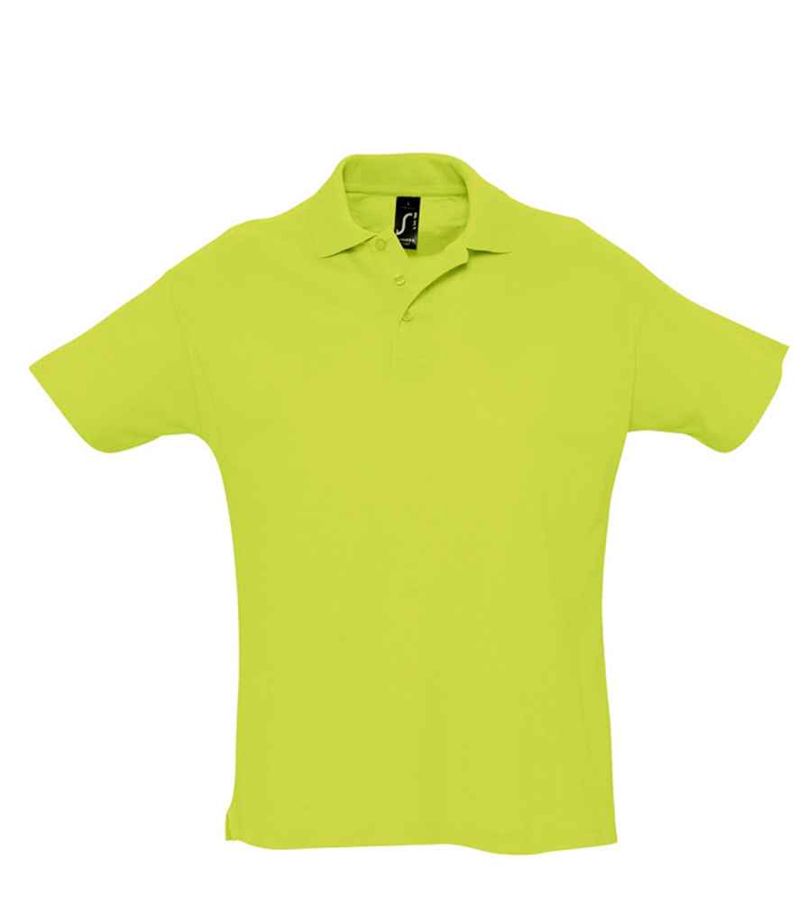 SOL'S Summer II Cotton Piqué Polo Shirt | Apple Green