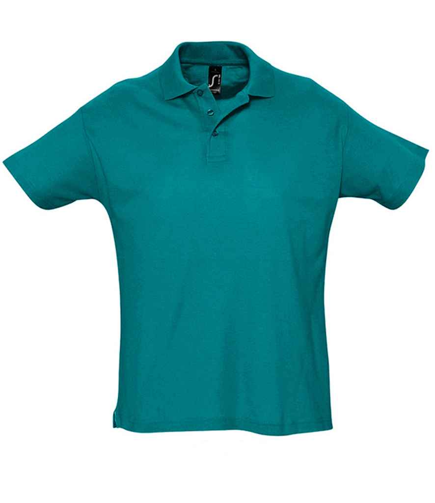 SOL'S Summer II Cotton Piqué Polo Shirt | Duck Blue