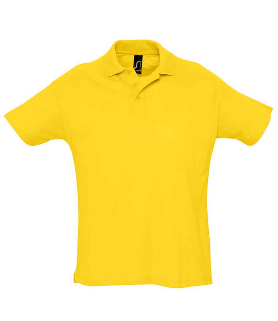 SOL'S Summer II Cotton Piqué Polo Shirt | Gold
