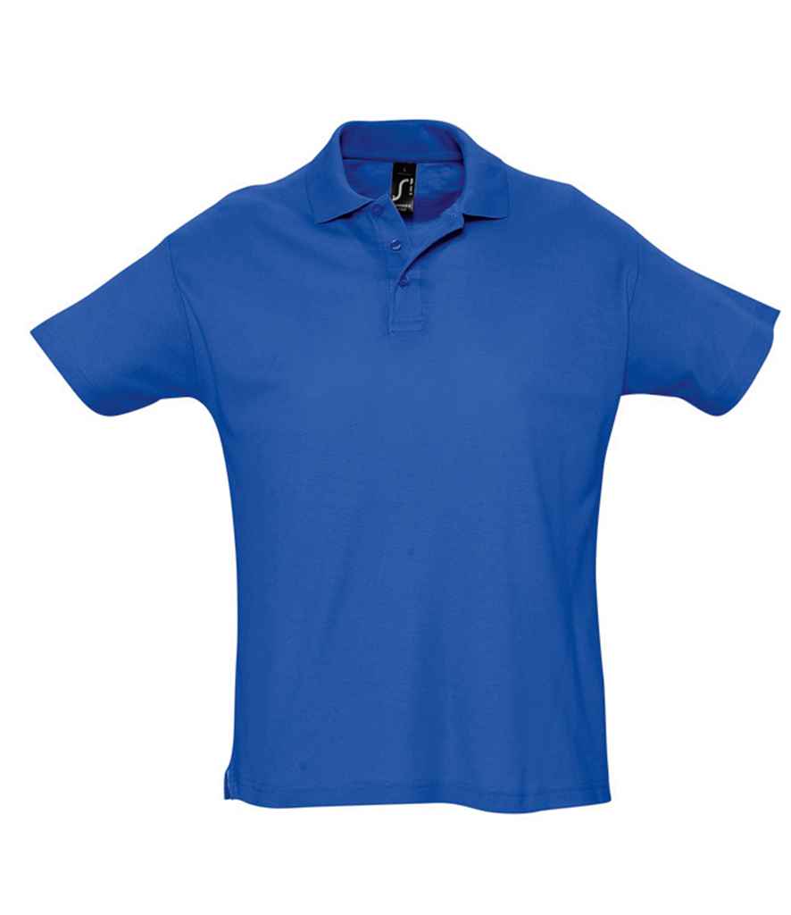 SOL'S Summer II Cotton Piqué Polo Shirt | Royal Blue