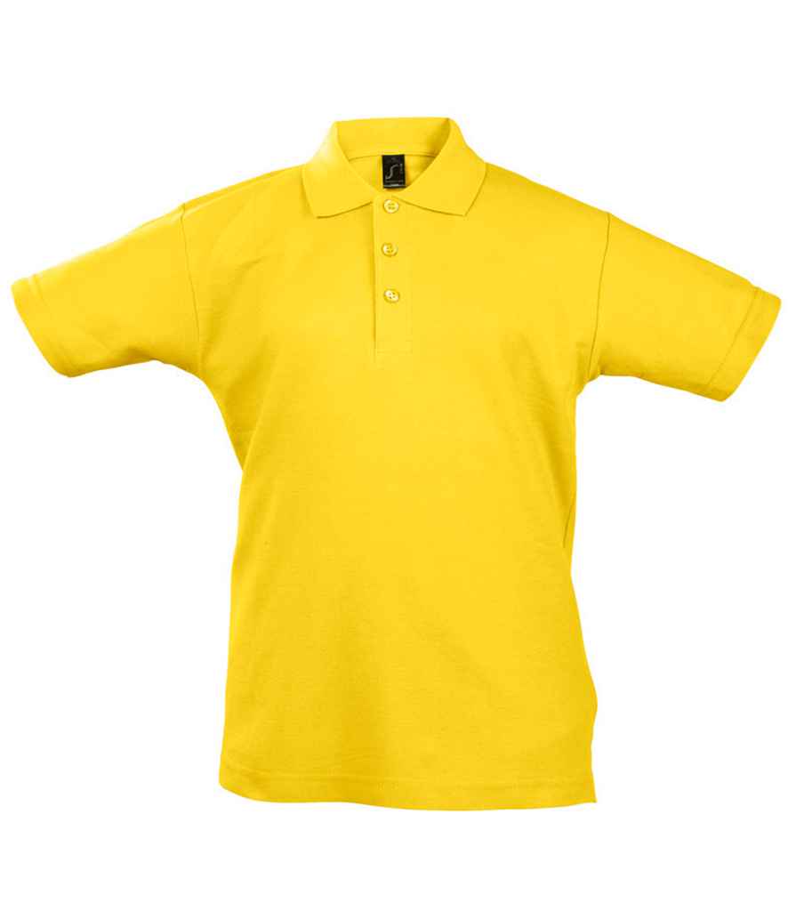 SOL'S Kids Summer II Cotton Piqué Polo Shirt | Gold