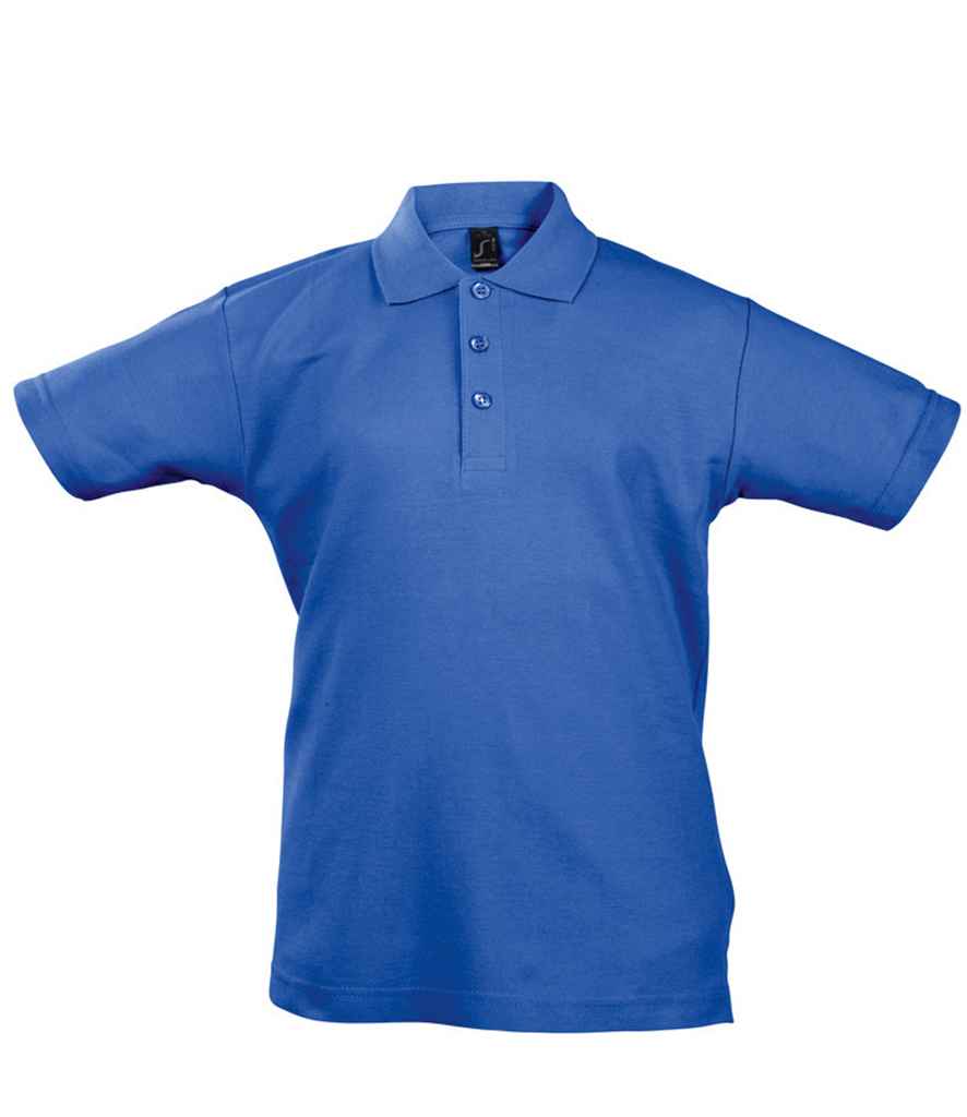 SOL'S Kids Summer II Cotton Piqué Polo Shirt | Royal Blue