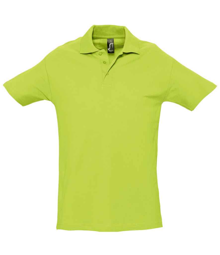 SOL'S Spring II Heavy Cotton Piqué Polo Shirt | Apple Green
