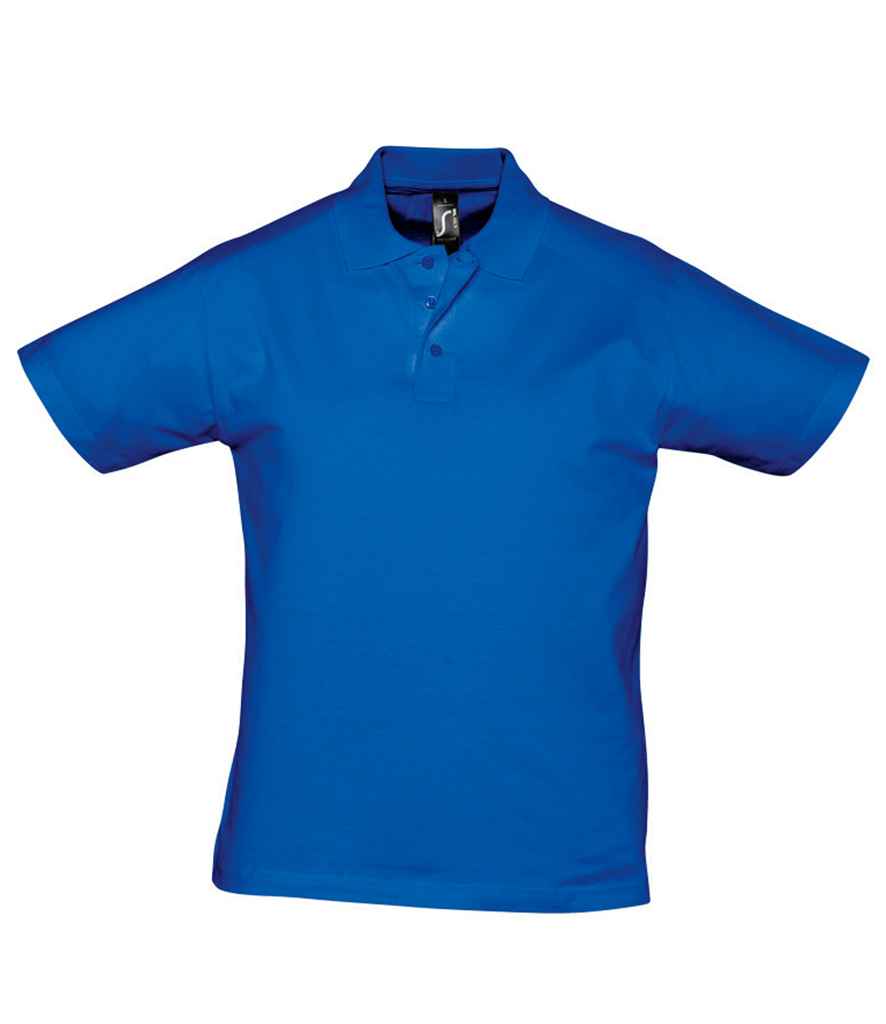 SOL'S Prescott Cotton Jersey Polo Shirt | Royal Blue