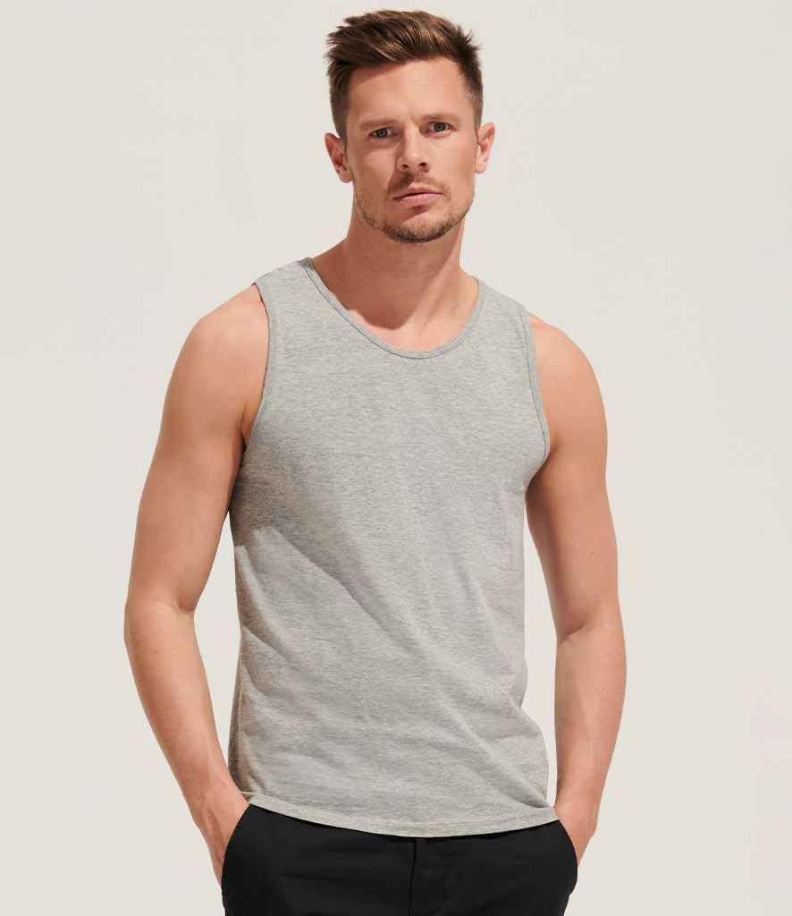 SOL'S Justin Tank Top | Grey Marl