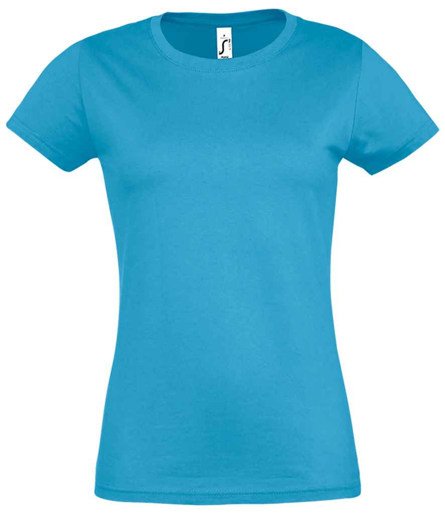 SOL'S Ladies Imperial Heavy T-Shirt | Aqua
