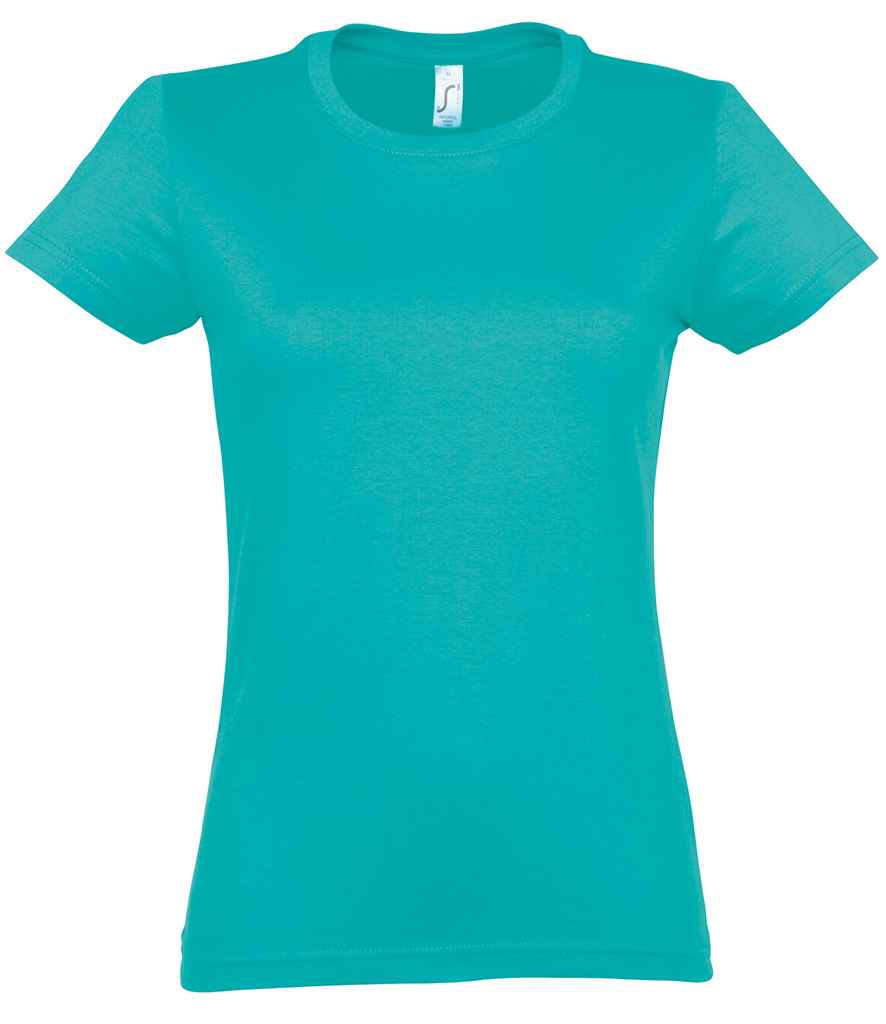 SOL'S Ladies Imperial Heavy T-Shirt | Caribbean Blue