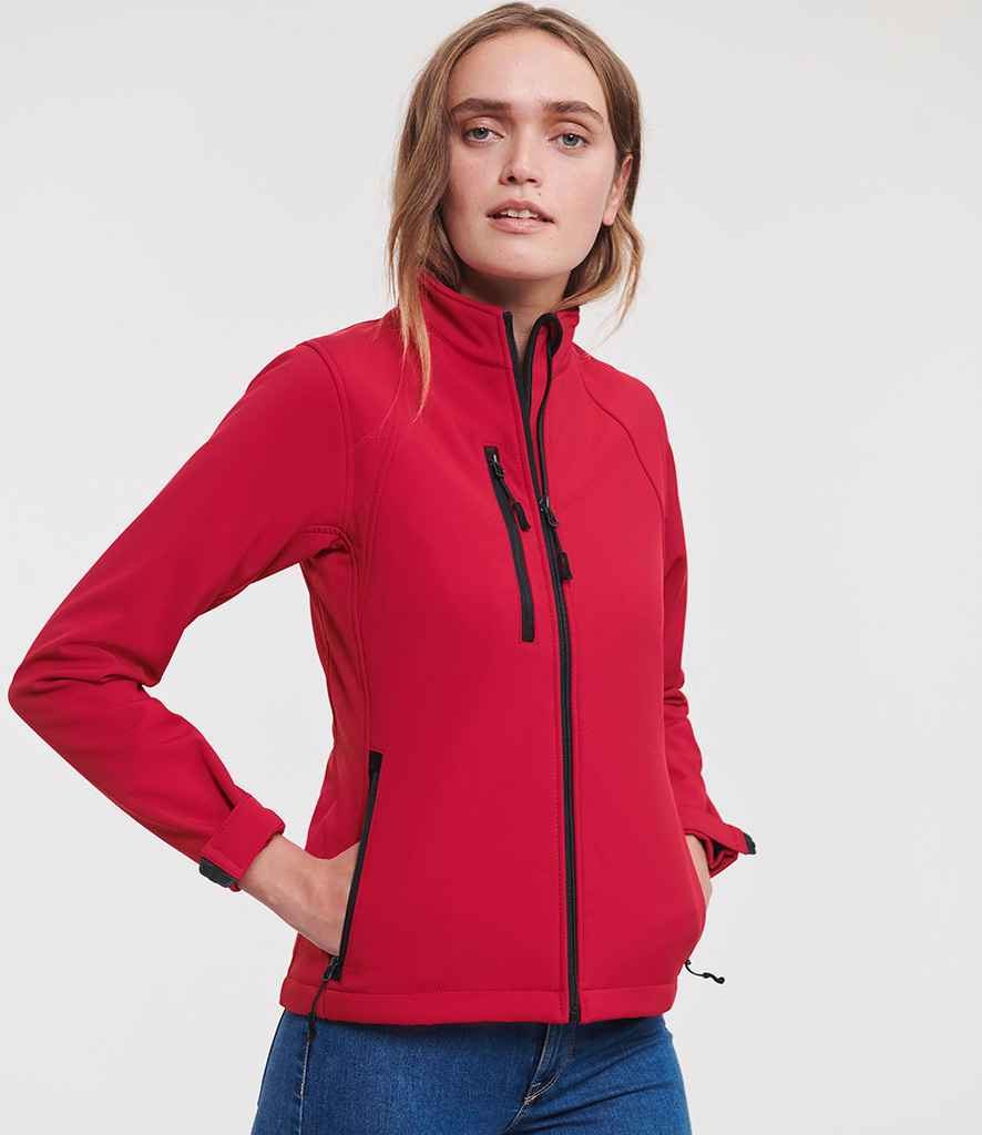 Russell Athletic Ladies Soft Shell Jacket | Classic Red