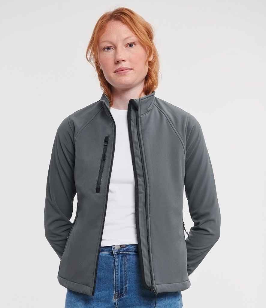 Russell Athletic Ladies Soft Shell Jacket | Titanium