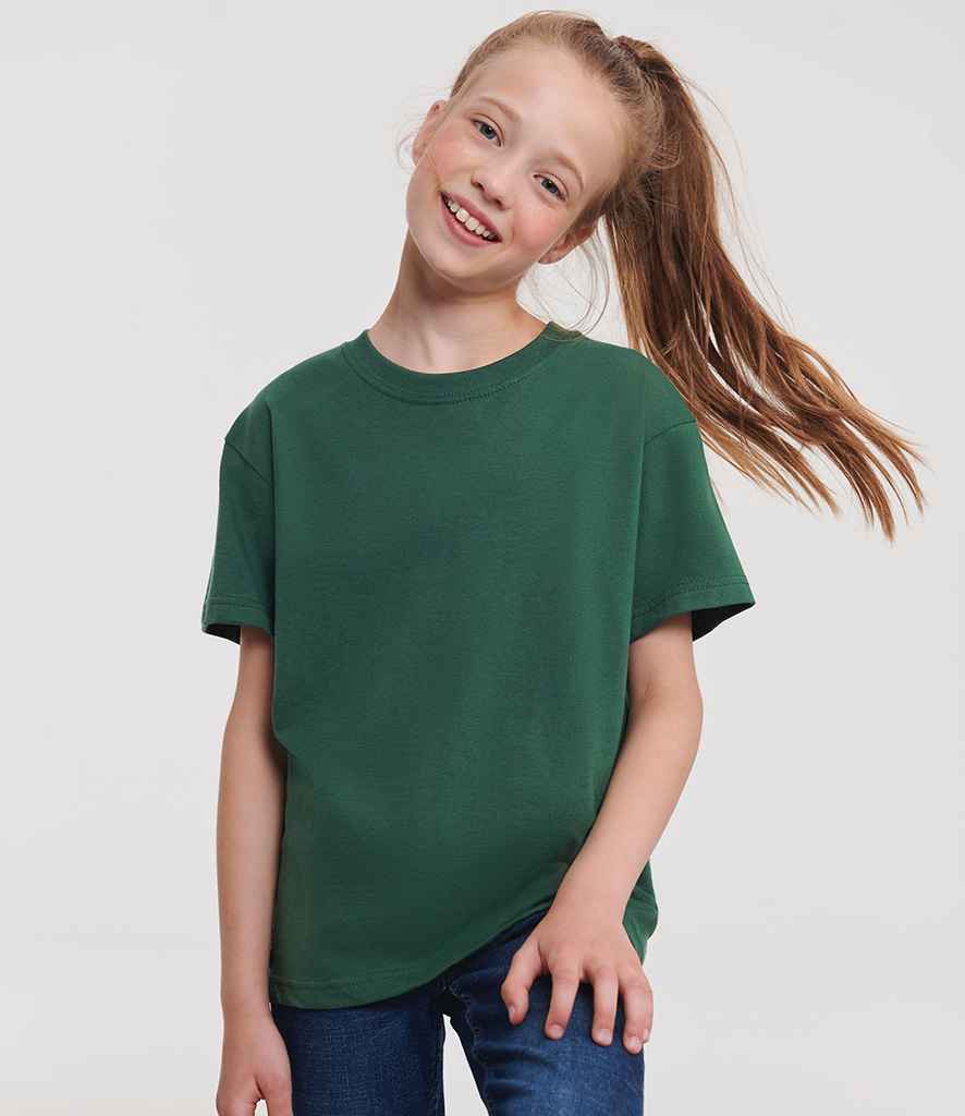 Russell Athletic Kids Classic Ringspun T-Shirt | Bottle Green