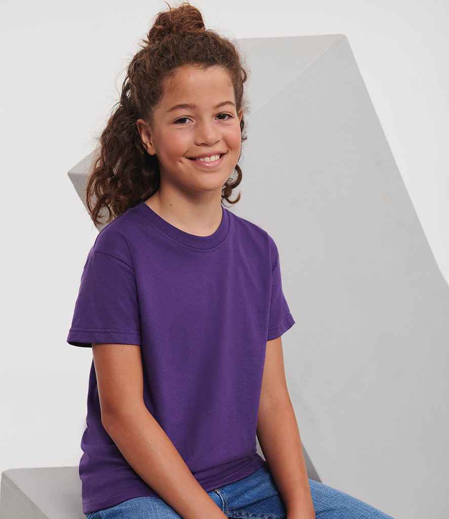 Russell Athletic Kids Classic Ringspun T-Shirt | Purple